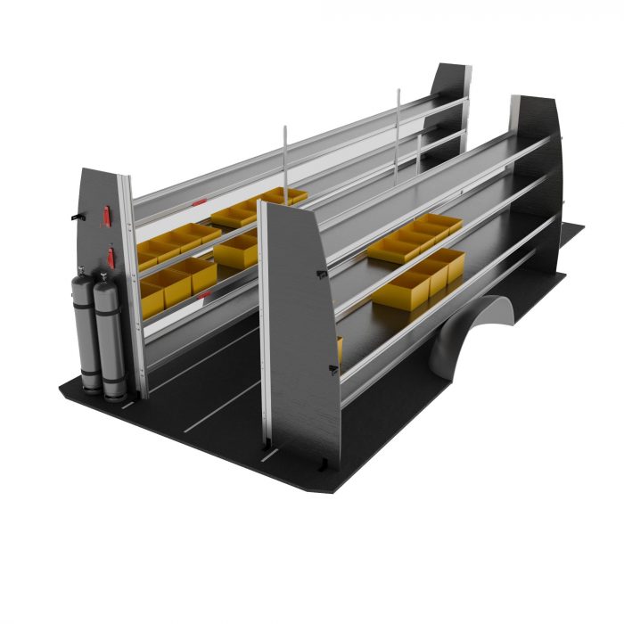 Sprinter 170” Heavy-Duty Van Shelving Package