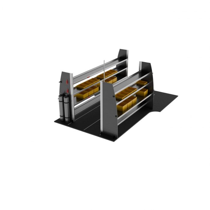 Metris 135” Heavy-Duty Van Shelving Package